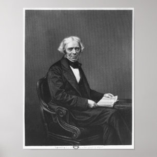 Portrait of Michael Faraday Poster