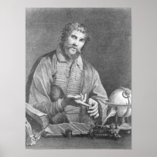 Portrait of Michel de Nostradame Poster