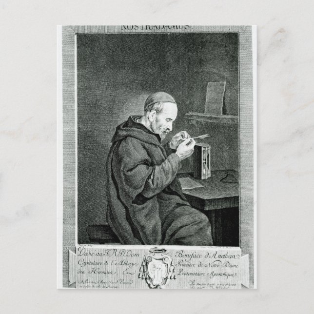 Portrait of Michel Nostradamus Postcard (Front)