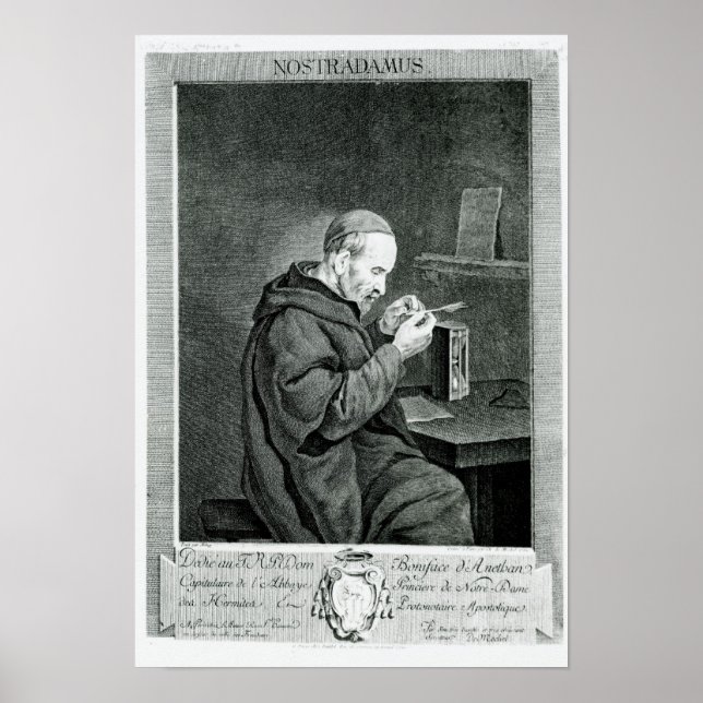 Portrait of Michel Nostradamus Poster (Front)