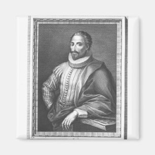 Portrait of Miguel de Cervantes Saavedra Magnet