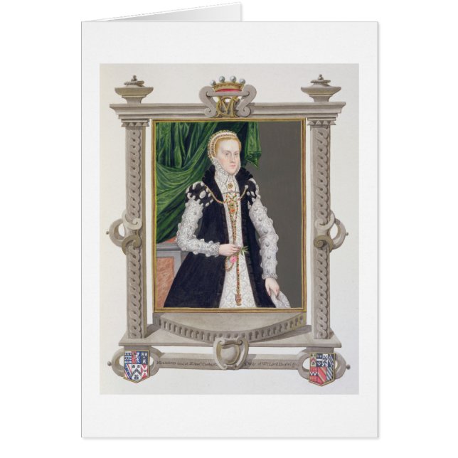 Portrait of Mildred Cooke, Lady Burghley from 'Mem (Front)