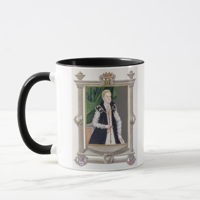 Portrait of Mildred Cooke, Lady Burghley from 'Mem Mug (Left)