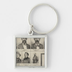 Portrait of Military Men, Minnesota Key Ring