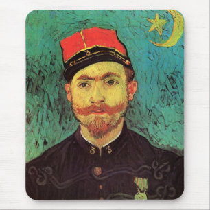 Portrait of Milliet, The Lover by Vincent van Gogh Mouse Mat