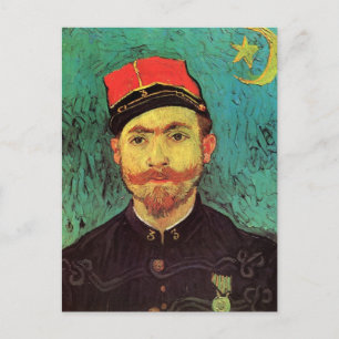 Portrait of Milliet, The Lover by Vincent van Gogh Postcard