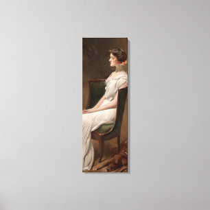 Portrait of Miss Dorothy Quincy Roosevelt Mrs Lang Canvas Print