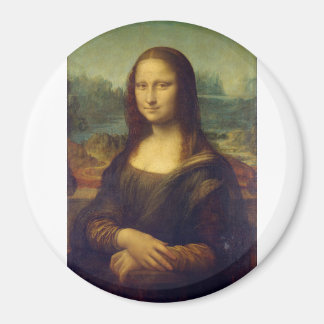 Portrait of Mona Lisa del Giocondo by Leonardo da  Magnet