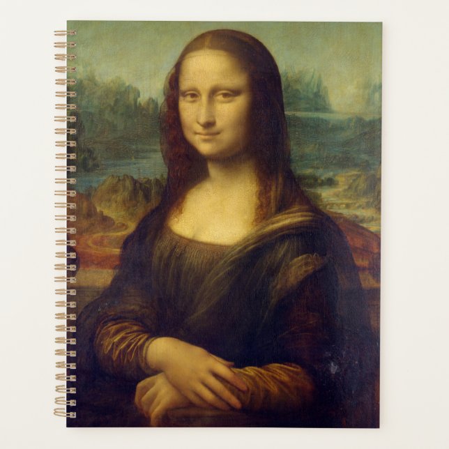 Portrait of Mona Lisa del Giocondo by Leonardo da  Planner (Front)