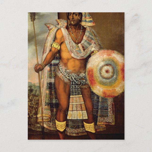 Portrait of Montezuma II Postcard (Front)