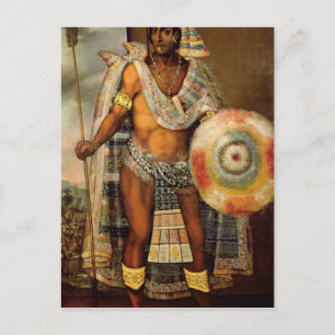 Portrait of Montezuma II Postcard