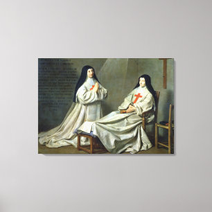 Portrait of Mother Catherine-Agnes Canvas Print