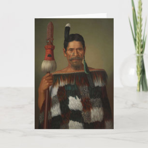 'Portrait of Mr Paramena' - G. Lindauer Card