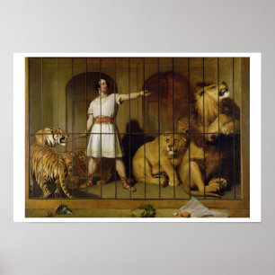 Portrait of Mr Van Amburgh as he Appeared with his Poster