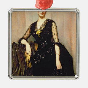 Portrait of Mrs. Agnes Williamson Metal Tree Decoration