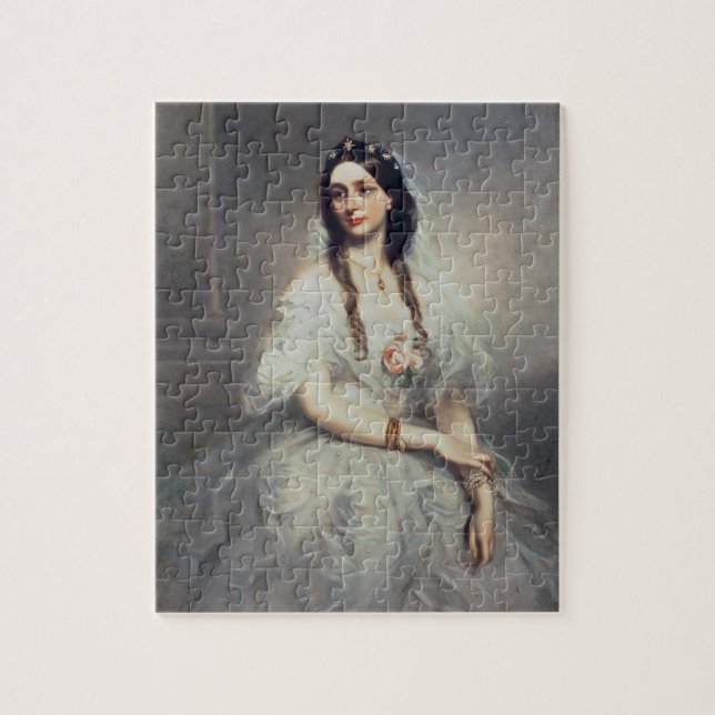 Portrait of Mrs C.W.Stoughton (d.1907), Three-quar Jigsaw Puzzle (Vertical)