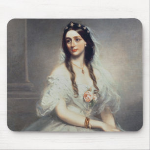 Portrait of Mrs C.W.Stoughton (d.1907), Three-quar Mouse Mat
