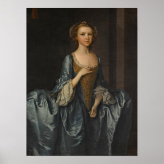 Portrait Of Mrs. Hibbert, When A Girl Poster