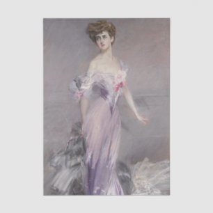 Portrait of Mrs. Howard Johnston by Boldini Tissue Paper