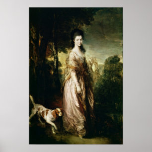 Portrait of Mrs. Lowndes-Stone  c.1775 Poster