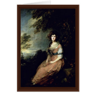 Portrait Of Mrs. Richard B. Sheridan By Thomas Gai