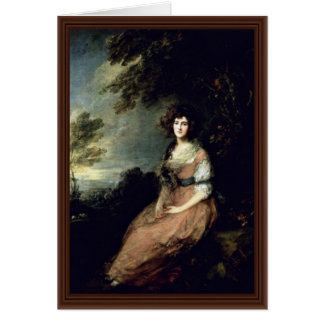 Portrait Of Mrs. Richard B. Sheridan By Thomas Gai