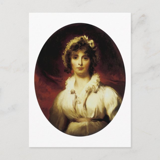 Portrait of Mrs Robert Burne-Jones Postcard (Front)