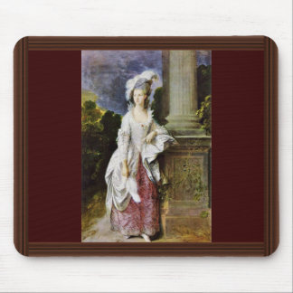 Portrait Of Mrs. Thomas Graham By Thomas Gainsboro Mouse Mat