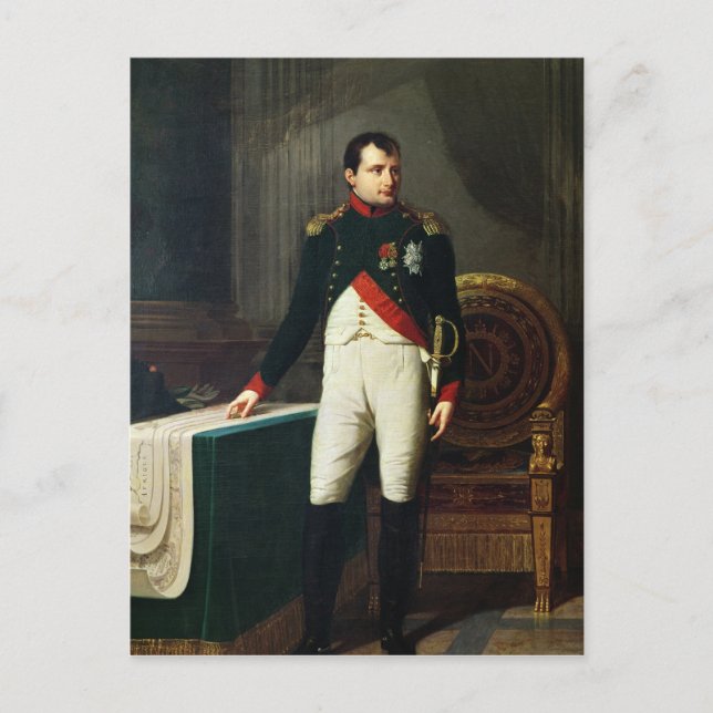Portrait of Napoleon Bonaparte 1809 Postcard (Front)