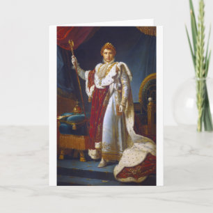 Portrait of Napoleon Bonaparte, Francois Gérard Card