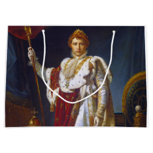 Portrait of Napoleon Bonaparte, Francois Gérard Large Gift Bag
