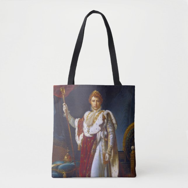 Portrait of Napoleon Bonaparte, Francois Gérard Tote Bag (Front)