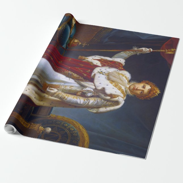 Portrait of Napoleon Bonaparte, Francois Gérard Wrapping Paper (Unrolled)