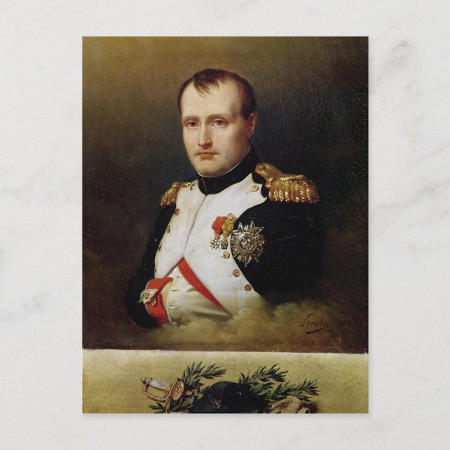 Portrait of Napoleon I  1812 Postcard (Front)