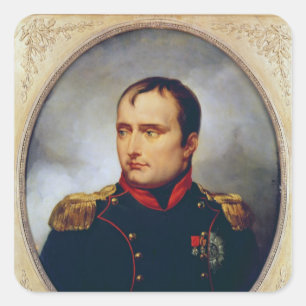 Portrait of Napoleon I , 1815 Square Sticker