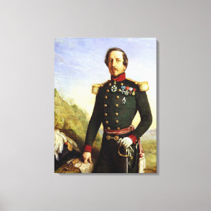 Portrait of Napoleon III  1852 Canvas Print