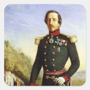 Portrait of Napoleon III  1852 Square Sticker