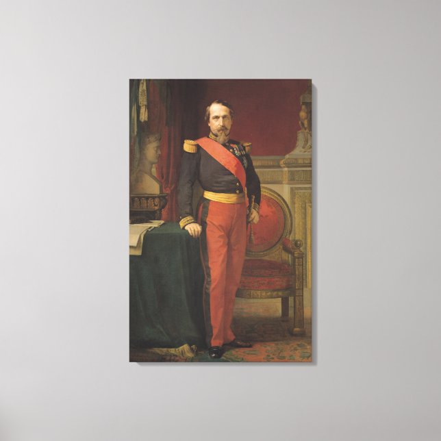 Portrait of Napoleon III  1862 Canvas Print (Front)