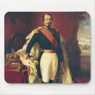 Portrait of Napoleon III  Emperor of France Mouse Mat