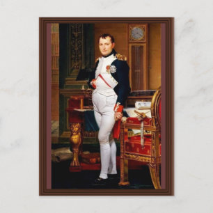 Portrait Of Napoleon In His Study By Jacques-Louis Postcard