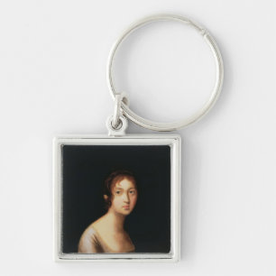Portrait of Natalia Goncharova, 1820s Key Ring