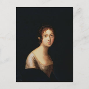 Portrait of Natalia Goncharova, 1820s Postcard