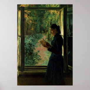 Portrait of Natalia Petrunkevitsin, 1893 Poster