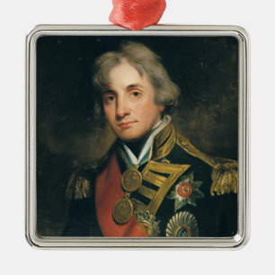 Portrait of Nelson Metal Tree Decoration