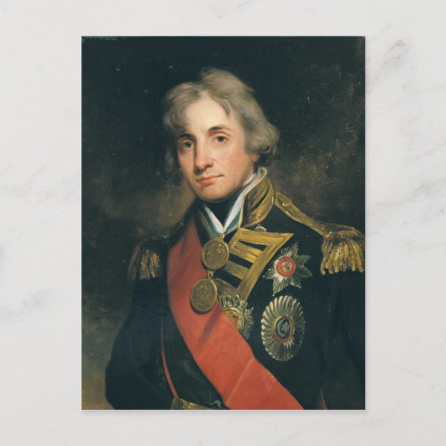 Portrait of Nelson Postcard (Front)