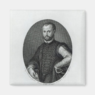 Portrait of Niccolo Machiavelli Magnet
