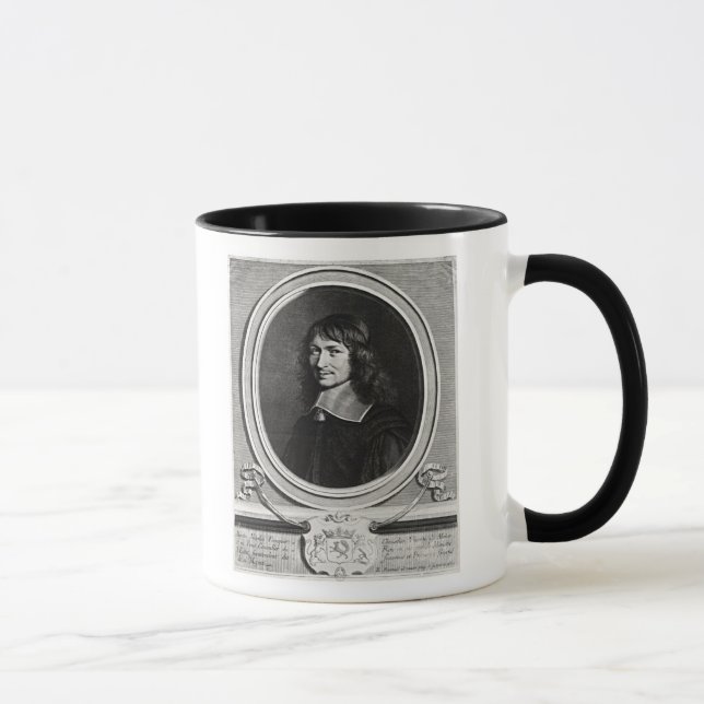 Portrait of Nicolas Fouquet  1662 Mug (Right)
