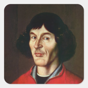 Portrait of Nicolaus Copernicus Square Sticker