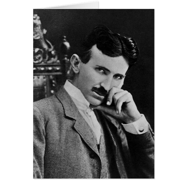Portrait of Nikola Tesla (Front)