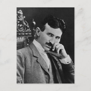 Portrait of Nikola Tesla Postcard